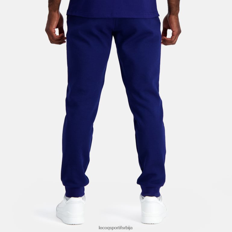 мушкарци Le Coq Sportif панталоне - француска рагби плава одећу LVZN2D87