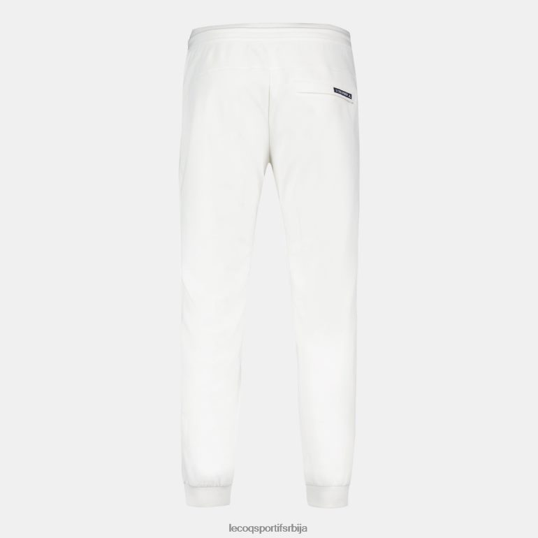 мушкарци Le Coq Sportif модне панталоне беле одећу LVZN2D89