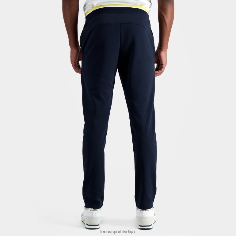 мушкарци Le Coq Sportif модне панталоне плаве одећу LVZN2D90