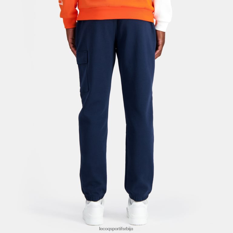 мушкарци Le Coq Sportif модне панталоне плаве одећу LVZN2D92