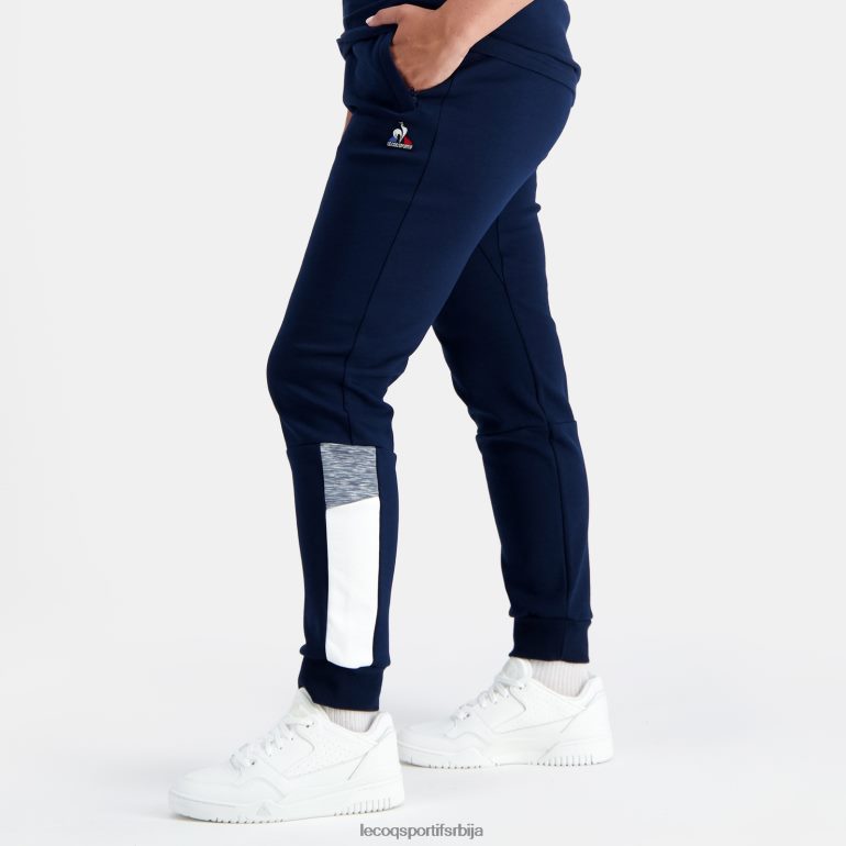 мушкарци Le Coq Sportif модне панталоне плаве одећу LVZN2D93