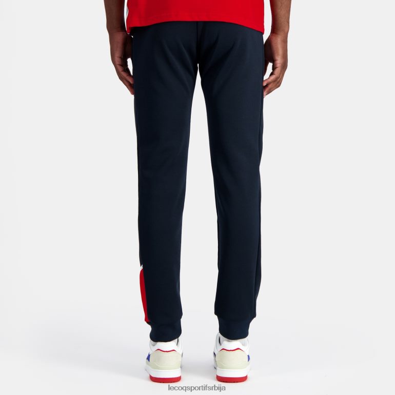 мушкарци Le Coq Sportif модне панталоне плаве одећу LVZN2D94