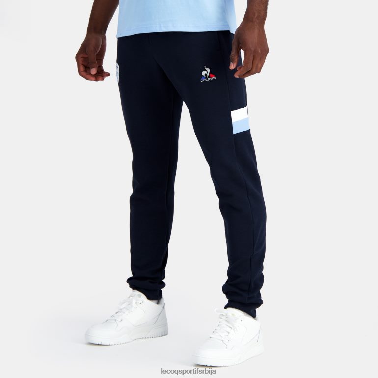 мушкарци Le Coq Sportif модне панталоне плаве одећу LVZN2D95