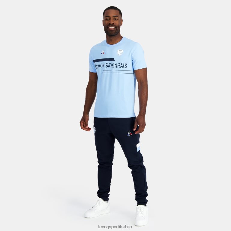 мушкарци Le Coq Sportif модне панталоне плаве одећу LVZN2D95