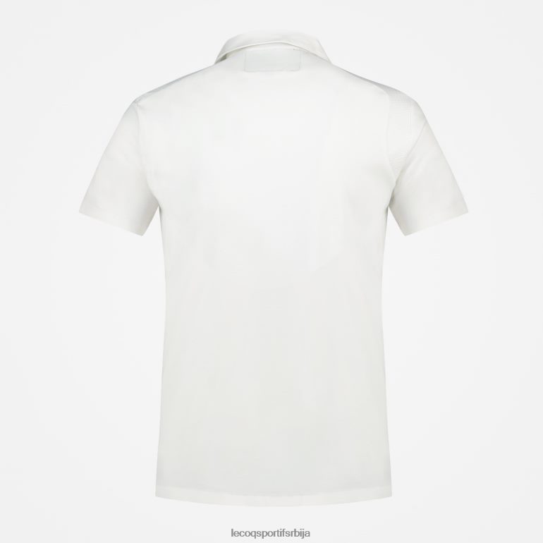 мушкарци Le Coq Sportif цотон поло бела одећу LVZN2D128