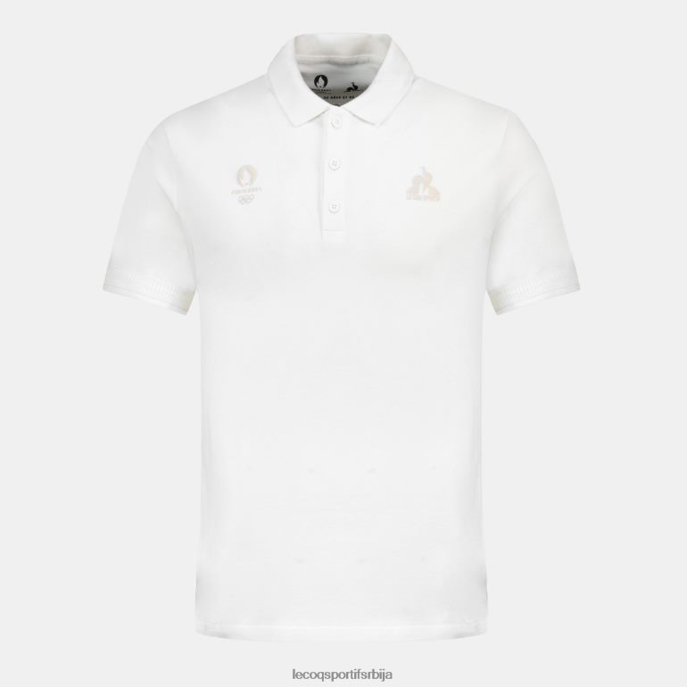 мушкарци Le Coq Sportif поло бела одећу LVZN2D130