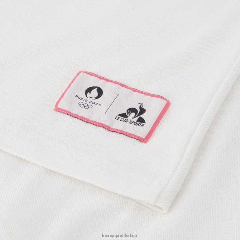 мушкарци Le Coq Sportif поло бела одећу LVZN2D130