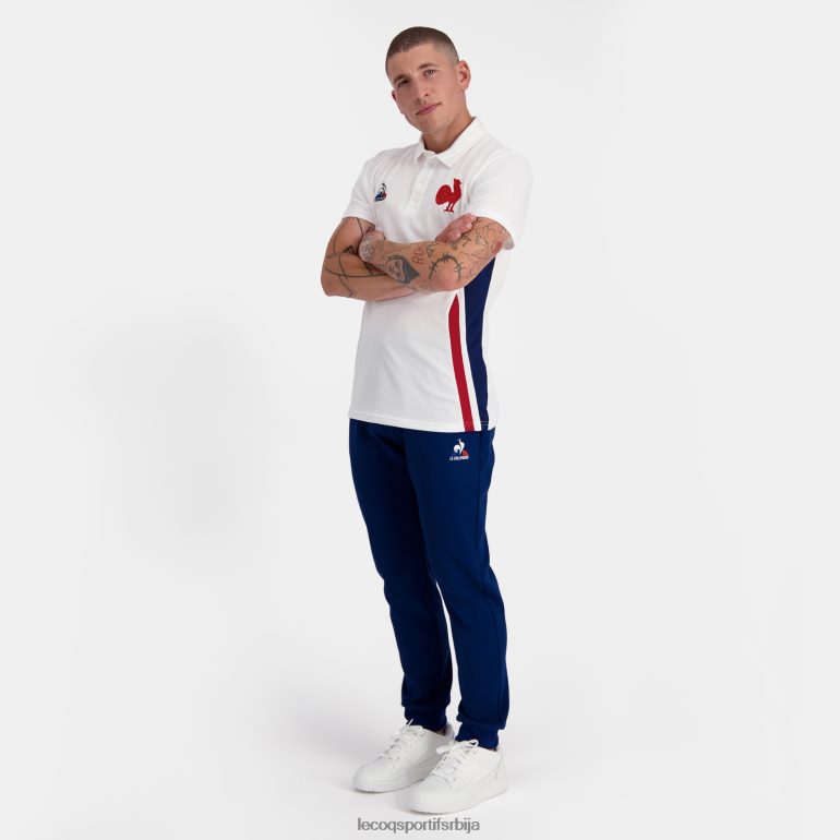 мушкарци Le Coq Sportif поло бела одећу LVZN2D137
