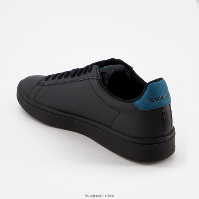 мушкарци Le Coq Sportif ципела класична мека тробојна тамно црна ципеле LVZN2D280