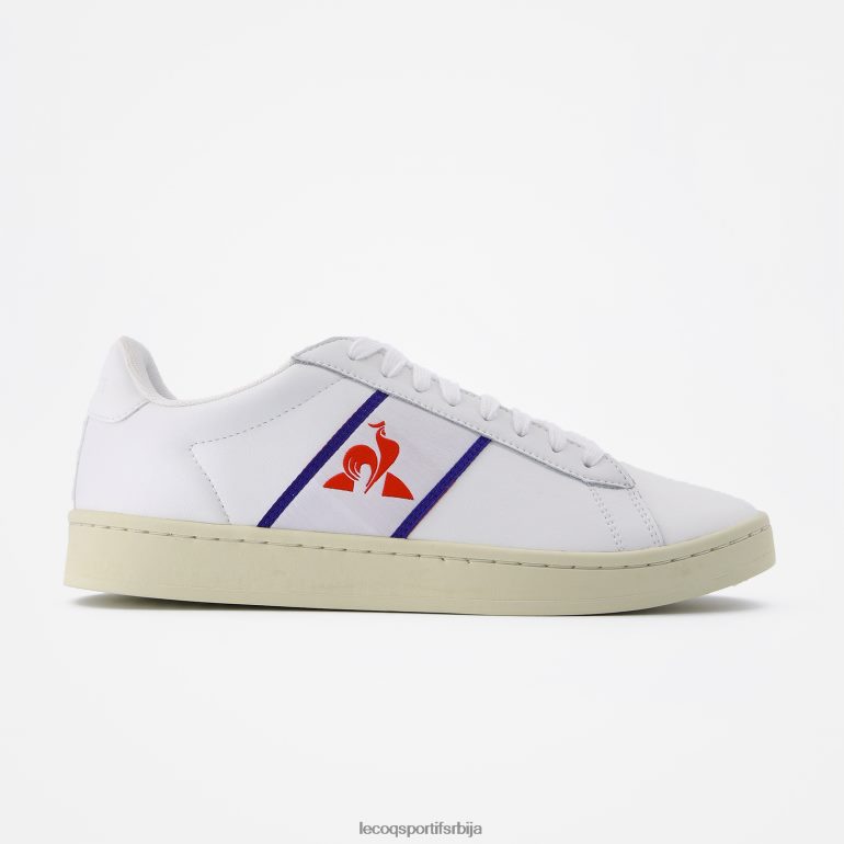 мушкарци Le Coq Sportif ципела класична мека тробојна бела ципеле LVZN2D550