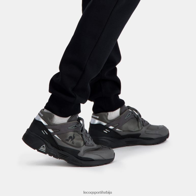 мушкарци Le Coq Sportif ципела лцс р1100 црни ђон сива ципеле LVZN2D543